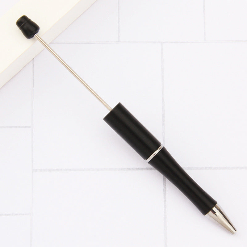 【PY01】 DIY Beadable Pens,Refills & pen bags Included - Beaded Pens Black Ink Ballpoint Cute Pens