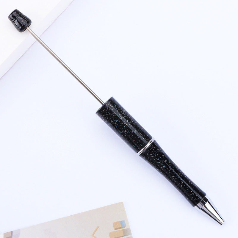 【PY01】 DIY Beadable Pens,Refills & pen bags Included - Beaded Pens Black Ink Ballpoint Cute Pens