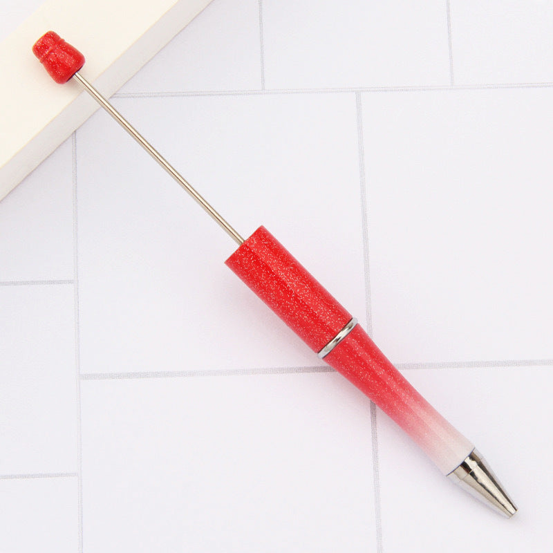 【PY01】 DIY Beadable Pens,Refills & pen bags Included - Beaded Pens Black Ink Ballpoint Cute Pens