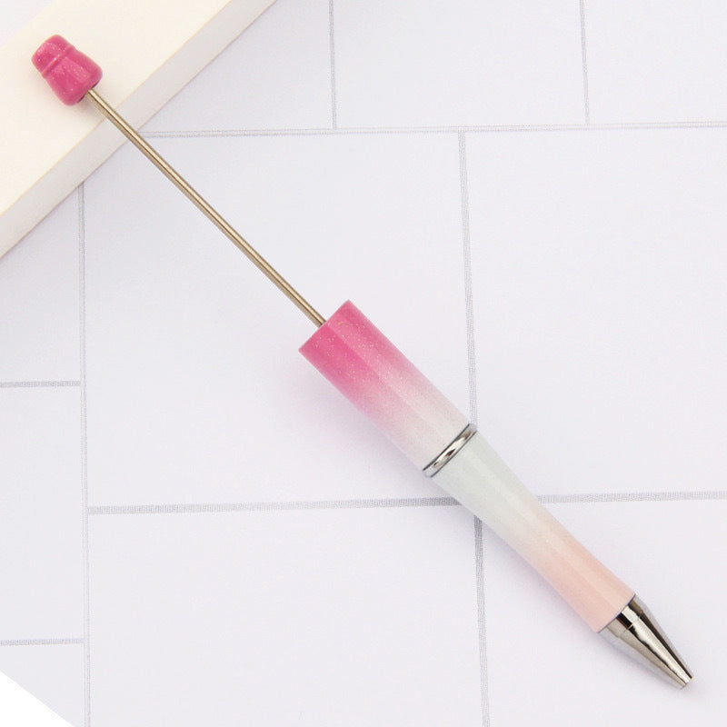 【PY01】 DIY Beadable Pens,Refills & pen bags Included - Beaded Pens Black Ink Ballpoint Cute Pens