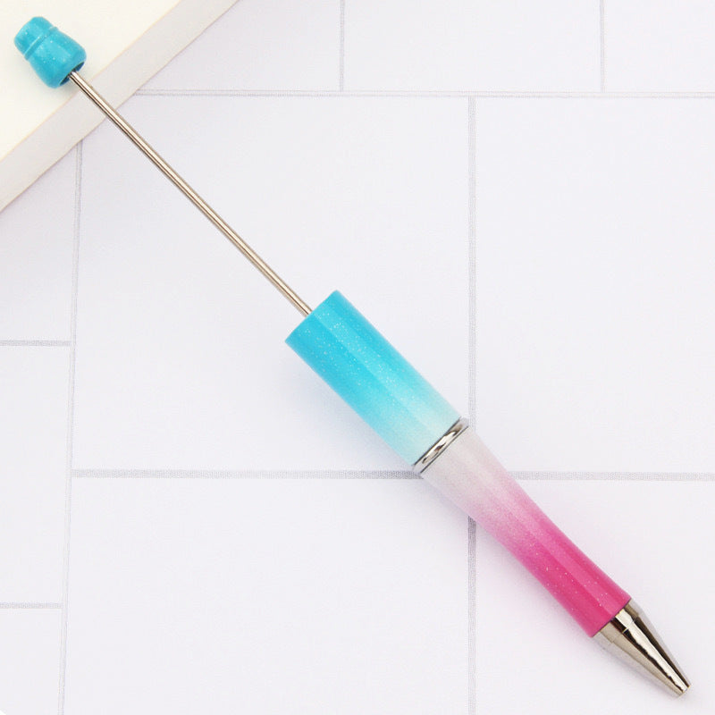 【PY01】 DIY Beadable Pens,Refills & pen bags Included - Beaded Pens Black Ink Ballpoint Cute Pens