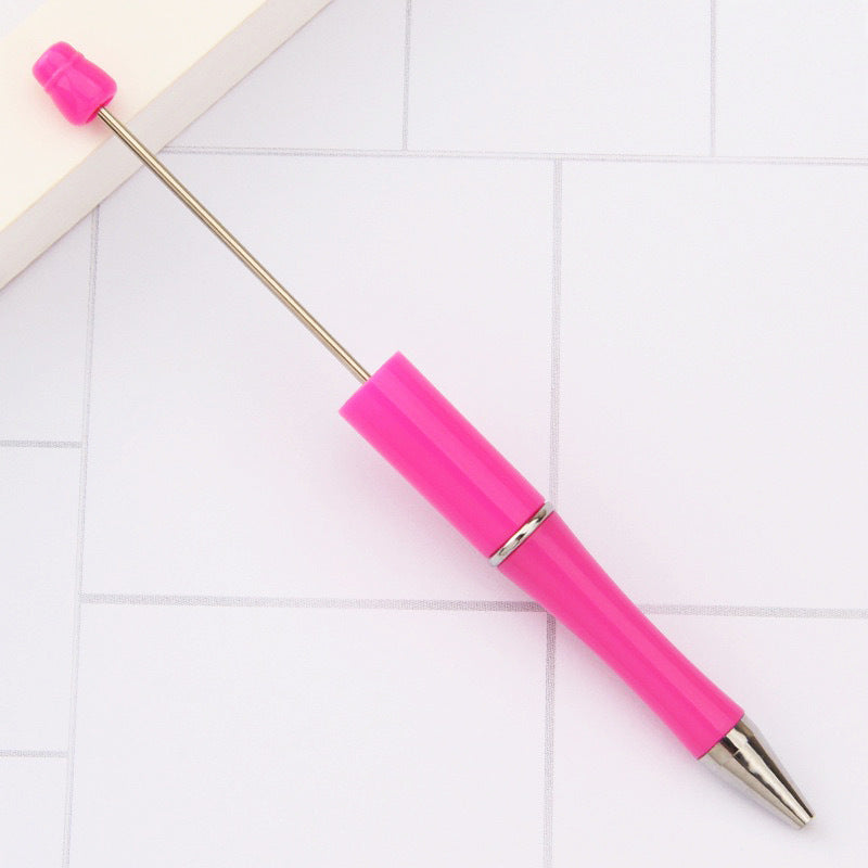 【PY01】 DIY Beadable Pens,Refills & pen bags Included - Beaded Pens Black Ink Ballpoint Cute Pens