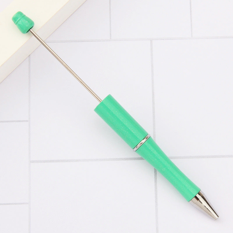 【PY01】 DIY Beadable Pens,Refills & pen bags Included - Beaded Pens Black Ink Ballpoint Cute Pens